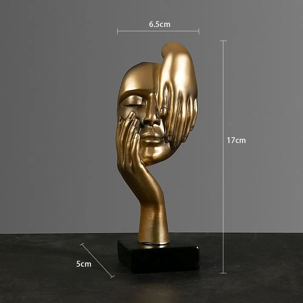 Muse, gold, pose A