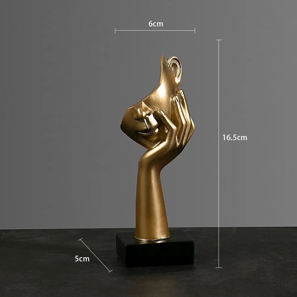 Muse, gold, pose B