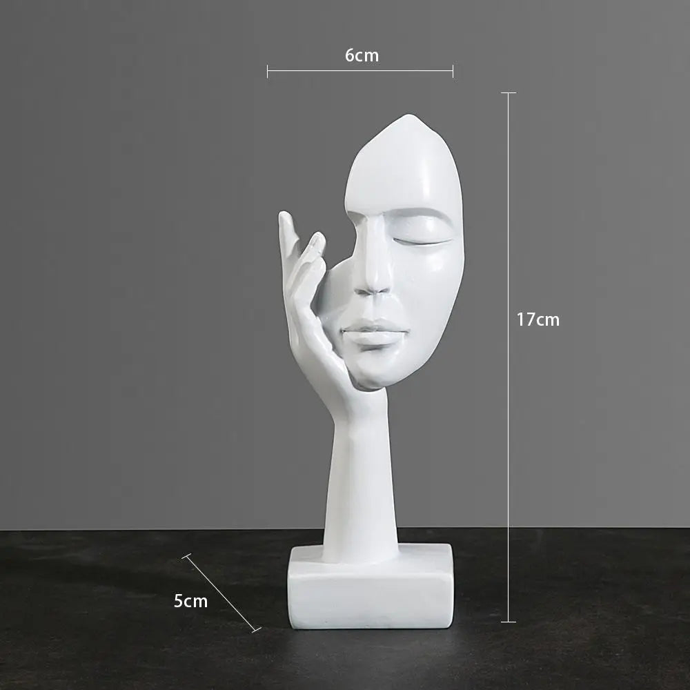 Muse, white, pose C