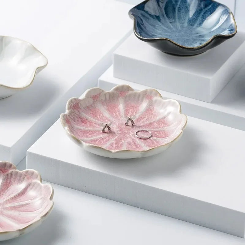 Petal Catchall Trays styled