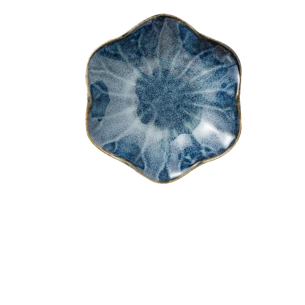Petal tray, leaf blue